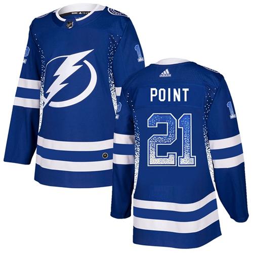 Adidas Lightning #21 Brayden Point Blue Home Authentic Drift Fashion Stitched NHL Jersey Adidas Lightning #21 Brayden Point Blue Home Authentic Drift Fashion Stitched NHL Jersey