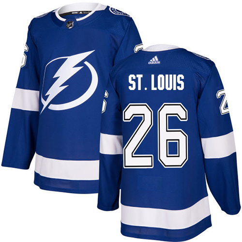 Adidas Lightning #26 Martin St. Louis Blue Home Authentic Stitched NHL Jersey Adidas Lightning #26 Martin St. Louis Blue Home Authentic Stitched NHL Jersey
