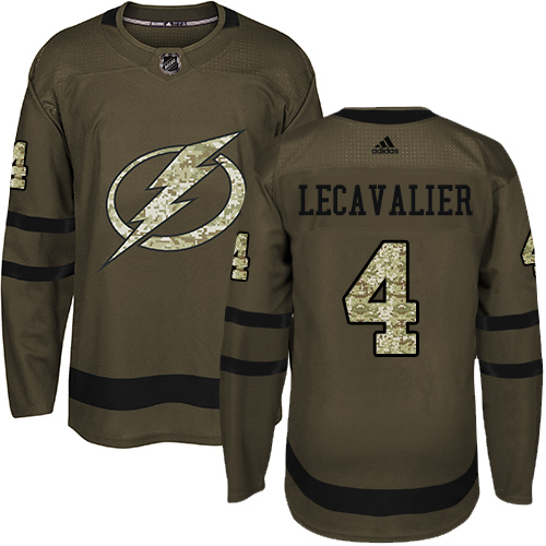 Adidas Lightning #4 Vincent Lecavalier Green Salute to Service Stitched NHL Jersey Adidas Lightning #4 Vincent Lecavalier Green Salute to Service Stitched NHL Jersey