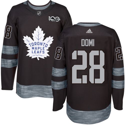 Adidas Maple Leafs #28 Tie Domi Black 1917-2017 100th Anniversary Stitched NHL Jersey Adidas Maple Leafs #28 Tie Domi Black 1917-2017 100th Anniversary Stitched NHL Jersey
