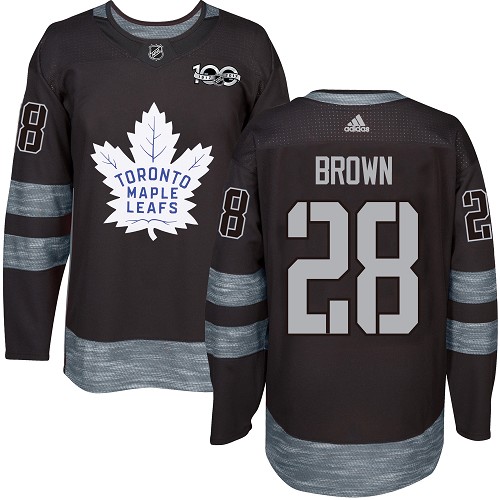 Adidas Maple Leafs #28 Connor Brown Black 1917-2017 100th Anniversary Stitched NHL Jersey Adidas Maple Leafs #28 Connor Brown Black 1917-2017 100th Anniversary Stitched NHL Jersey