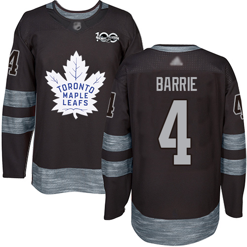 Adidas Maple Leafs #4 Tyson Barrie Black 1917-2017 100th Anniversary Stitched NHL Jersey Adidas Maple Leafs #4 Tyson Barrie Black 1917-2017 100th Anniversary Stitched NHL Jersey