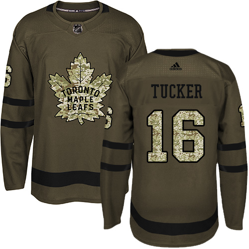 Adidas Maple Leafs #16 Darcy Tucker Green Salute to Service Stitched NHL Jersey Adidas Maple Leafs #16 Darcy Tucker Green Salute to Service Stitched NHL Jersey