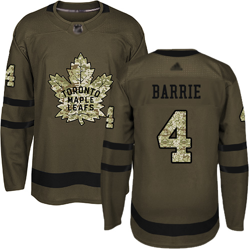 Adidas Maple Leafs #4 Tyson Barrie Green Salute to Service Stitched NHL Jersey Adidas Maple Leafs #4 Tyson Barrie Green Salute to Service Stitched NHL Jersey