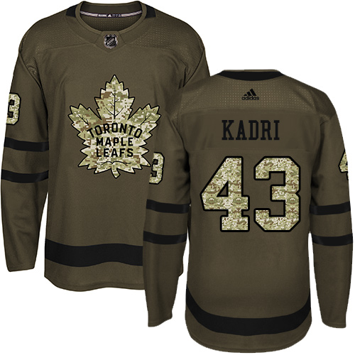 Adidas Maple Leafs #43 Nazem Kadri Green Salute to Service Stitched NHL Jersey Adidas Maple Leafs #43 Nazem Kadri Green Salute to Service Stitched NHL Jersey