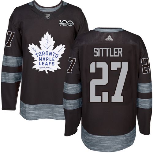 Adidas Maple Leafs #27 Darryl Sittler Black 1917-2017 100th Anniversary Stitched NHL Jersey Adidas Maple Leafs #27 Darryl Sittler Black 1917-2017 100th Anniversary Stitched NHL Jersey