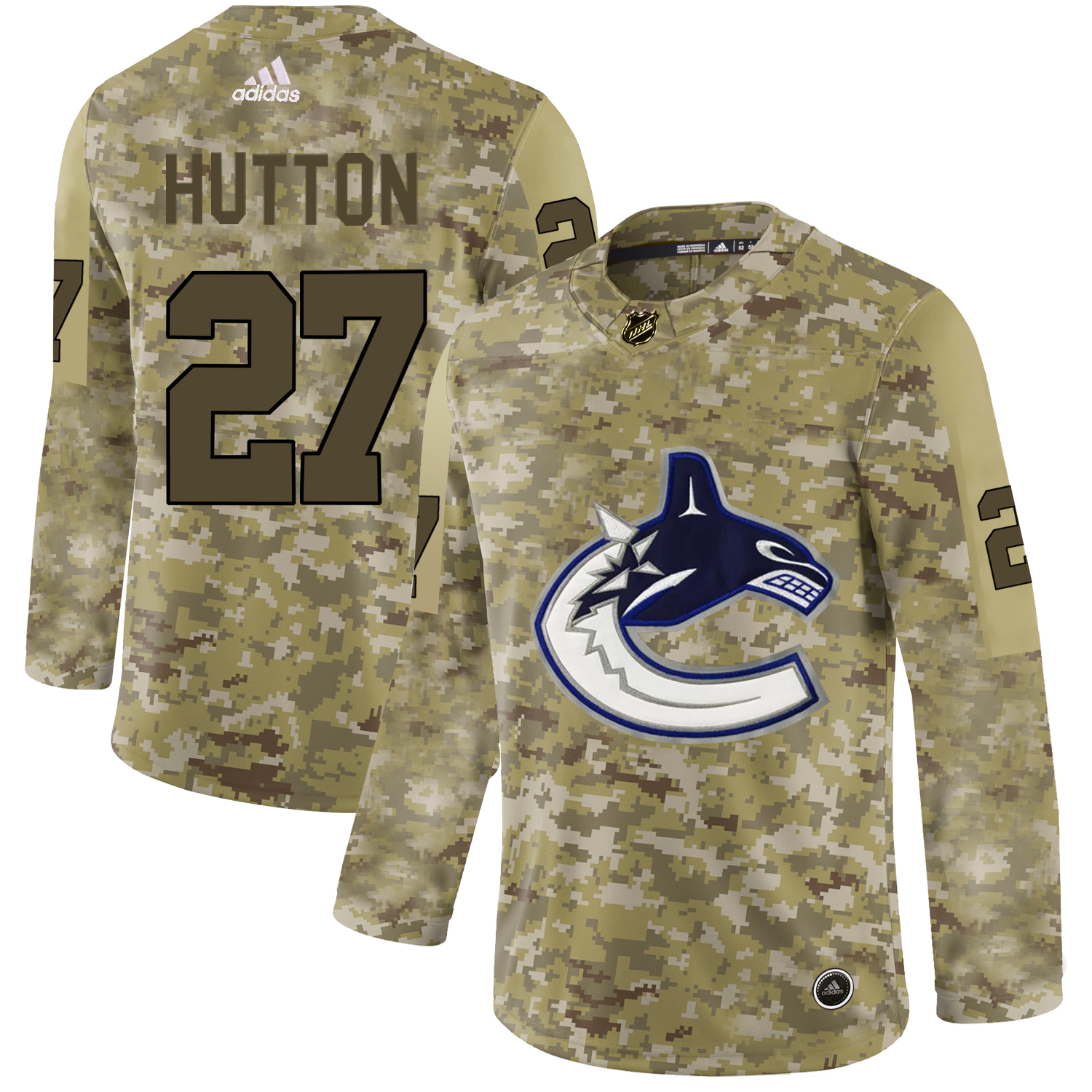 Adidas Canucks #27 Ben Hutton Camo Authentic Stitched NHL Jersey Adidas Canucks #27 Ben Hutton Camo Authentic Stitched NHL Jersey