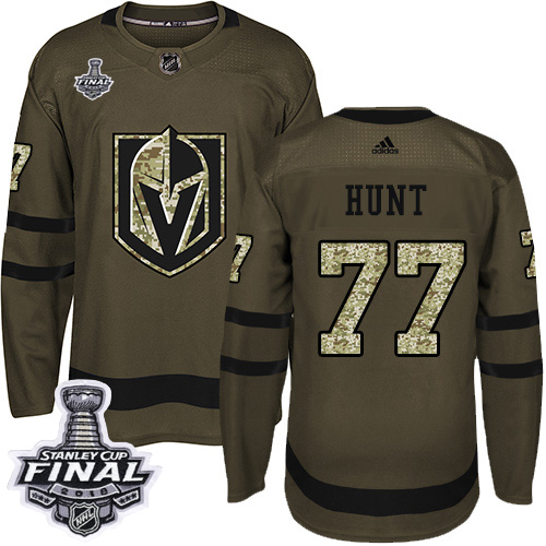 Adidas Golden Knights #77 Brad Hunt Green Salute to Service 2018 Stanley Cup Final Stitched NHL Jersey Adidas Golden Knights #77 Brad Hunt Green Salute to Service 2018 Stanley Cup Final Stitched NHL Jersey