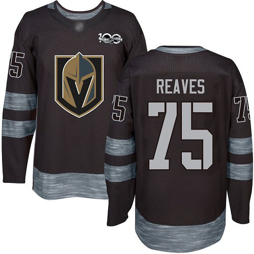 Adidas Golden Knights #75 Ryan Reaves Black 1917-2017 100th Anniversary Stitched NHL Jersey Adidas Golden Knights #75 Ryan Reaves Black 1917-2017 100th Anniversary Stitched NHL Jersey