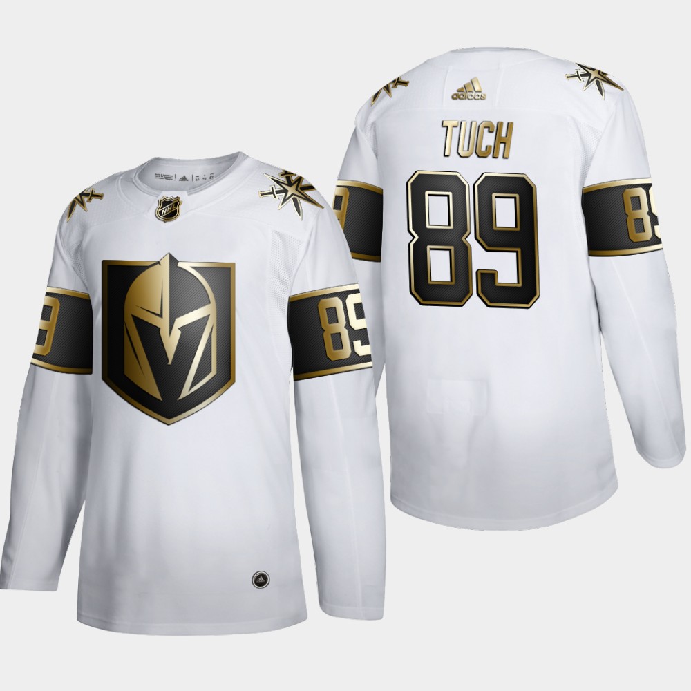 Vegas Golden Knights #89 Alex Tuch Men's Adidas White Golden Edition Limited Stitched NHL Jersey Vegas Golden Knights #89 Alex Tuch Men's Adidas White Golden Edition Limited Stitched NHL Jersey