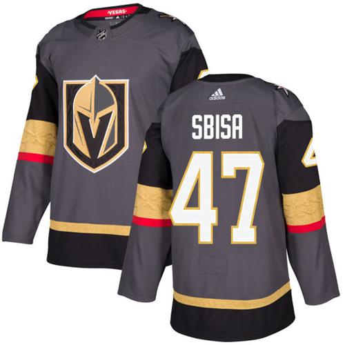 Adidas Golden Knights #47 Luca Sbisa Grey Home Authentic Stitched NHL Jersey Adidas Golden Knights #47 Luca Sbisa Grey Home Authentic Stitched NHL Jersey