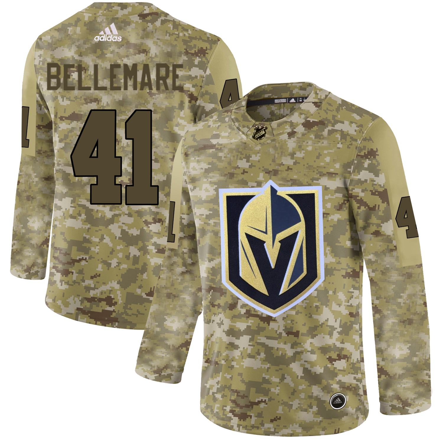 Adidas Golden Knights #41 Pierre-Edouard Bellemare Camo Authentic Stitched NHL Jersey Adidas Golden Knights #41 Pierre-Edouard Bellemare Camo Authentic Stitched NHL Jersey