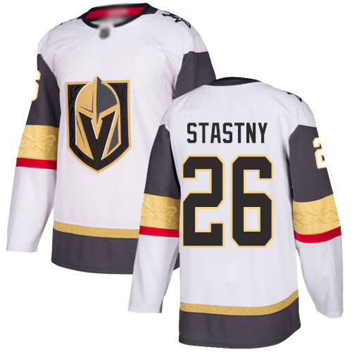 Adidas Golden Knights #26 Paul Stastny White Road Authentic Stitched NHL Jersey Adidas Golden Knights #26 Paul Stastny White Road Authentic Stitched NHL Jersey