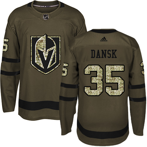 Adidas Golden Knights #35 Oscar Dansk Green Salute to Service Stitched NHL Jersey Adidas Golden Knights #35 Oscar Dansk Green Salute to Service Stitched NHL Jersey