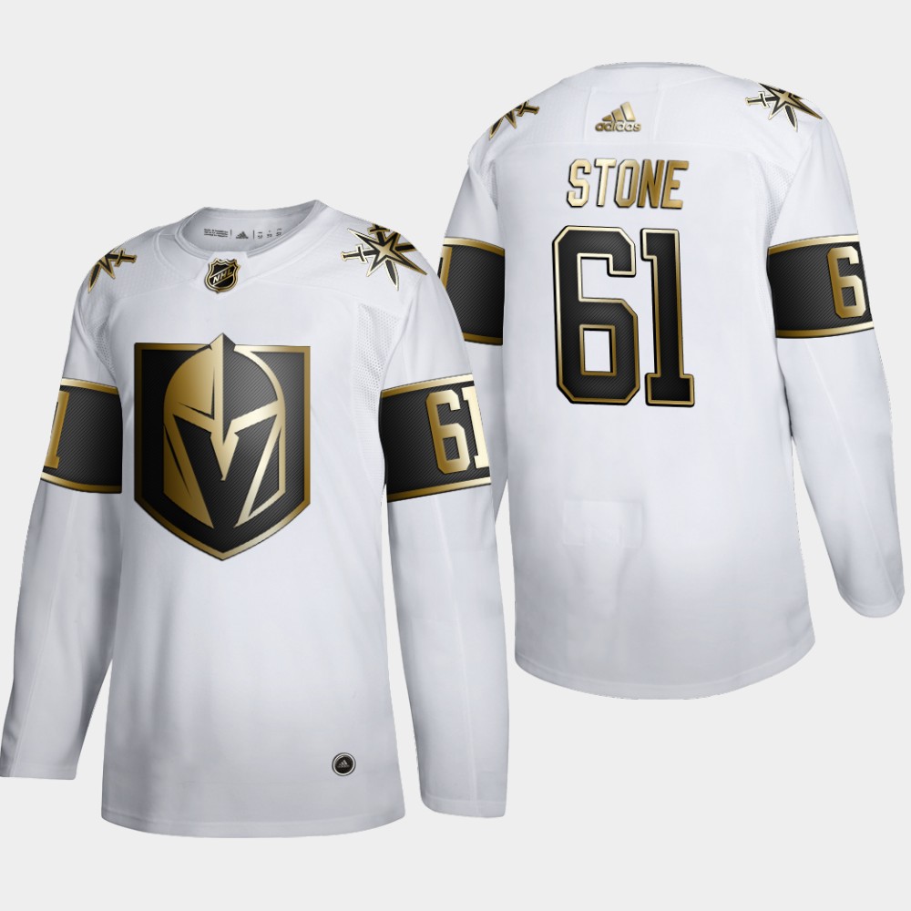 Vegas Golden Knights #61 Mark Stone Men's Adidas White Golden Edition Limited Stitched NHL Jersey Vegas Golden Knights #61 Mark Stone Men's Adidas White Golden Edition Limited Stitched NHL Jersey