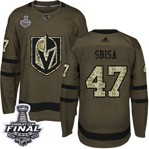 Adidas Golden Knights #47 Luca Sbisa Green Salute to Service 2018 Stanley Cup Final Stitched NHL Jersey Adidas Golden Knights #47 Luca Sbisa Green Salute to Service 2018 Stanley Cup Final Stitched NHL Jersey