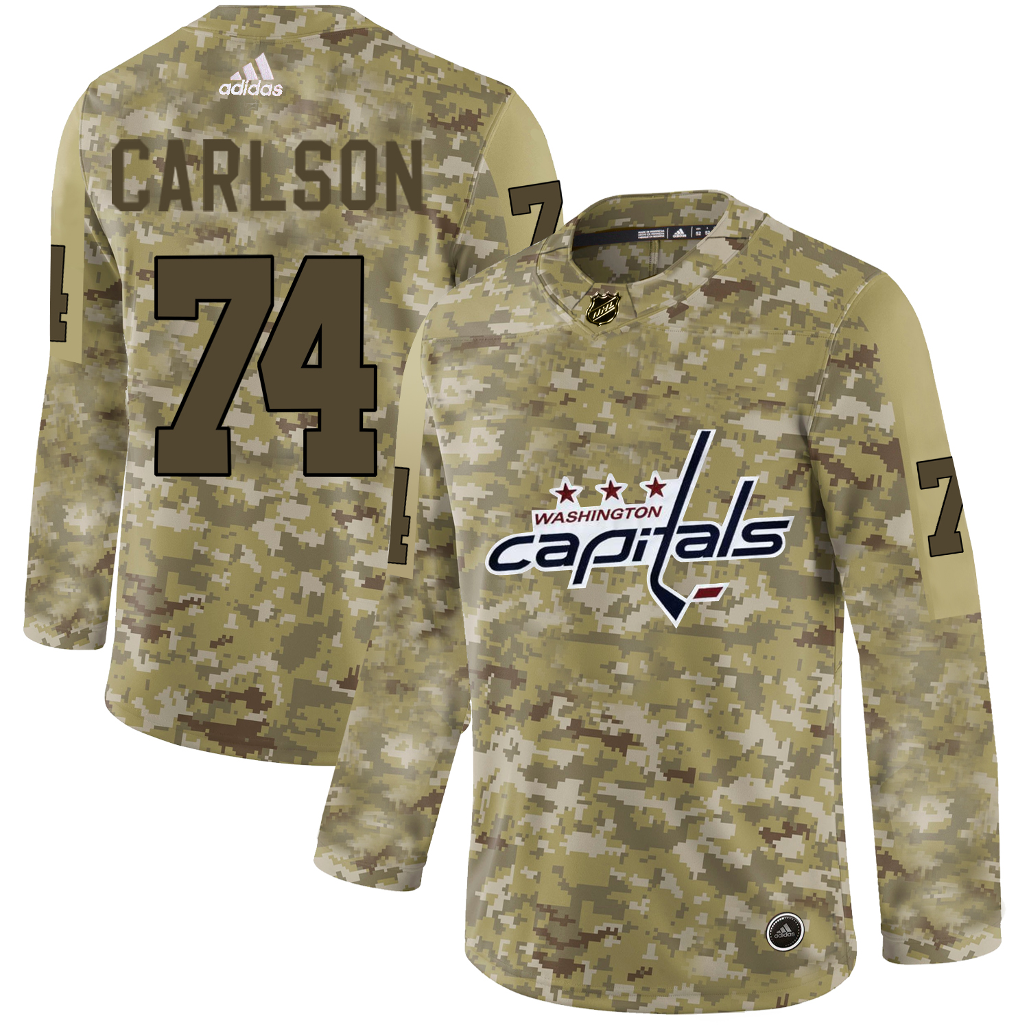 Adidas Capitals #74 John Carlson Camo Authentic Stitched NHL Jersey Adidas Capitals #74 John Carlson Camo Authentic Stitched NHL Jersey