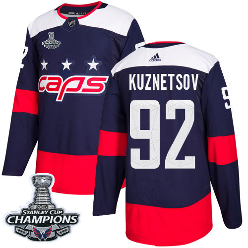 Adidas Capitals #92 Evgeny Kuznetsov Navy Authentic 2018 Stadium Series Stanley Cup Final Champions Stitched NHL Jersey Adidas Capitals #92 Evgeny Kuznetsov Navy Authentic 2018 Stadium Series Stanley Cup Final Champions Stitched NHL Jersey