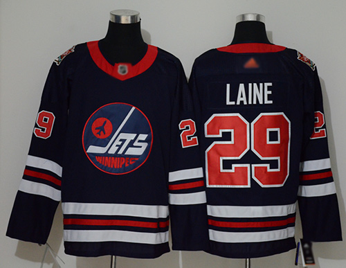 Adidas Jets #29 Patrik Laine Navy Blue Authentic 2019 Heritage Classic Stitched NHL Jersey Adidas Jets #29 Patrik Laine Navy Blue Authentic 2019 Heritage Classic Stitched NHL Jersey