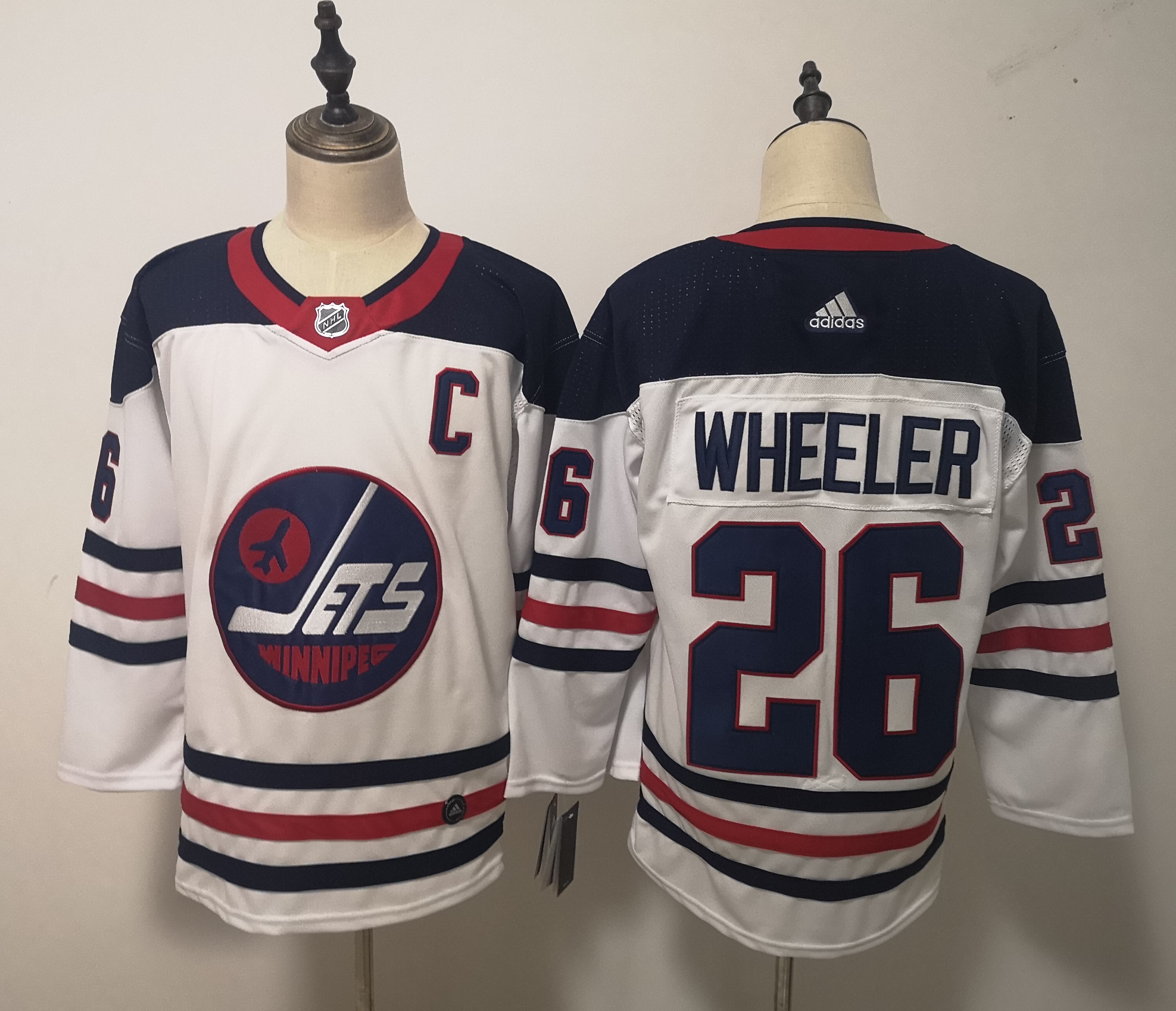 Adidas Jets #26 Blake Wheeler White Third Stitched NHL Jersey Adidas Jets #26 Blake Wheeler White Third Stitched NHL Jersey