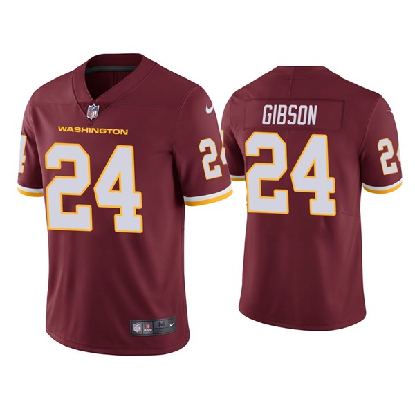 Men's Washington Football Team #24 Antonio Gibson Red NFL Vapor Untouchable Limited Stitched Jersey Men's Washington Football Team #24 Antonio Gibson Red NFL Vapor Untouchable Limited Stitched Jersey