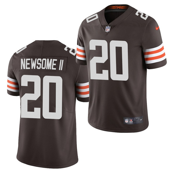 Men's Cleveland Browns #20 Greg Newsome II Brown NFL Vapor Untouchable Limited Stitched Jersey Men's Cleveland Browns #20 Greg Newsome II Brown NFL Vapor Untouchable Limited Stitched Jersey