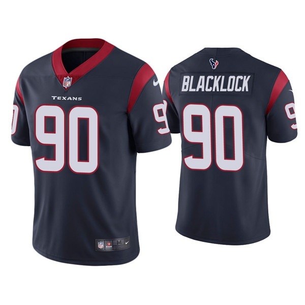 Men's Houston Texans #90 Ross Blacklock Navy Vapor Untouchable Limited Stitched Jersey Men's Houston Texans #90 Ross Blacklock Navy Vapor Untouchable Limited Stitched Jersey
