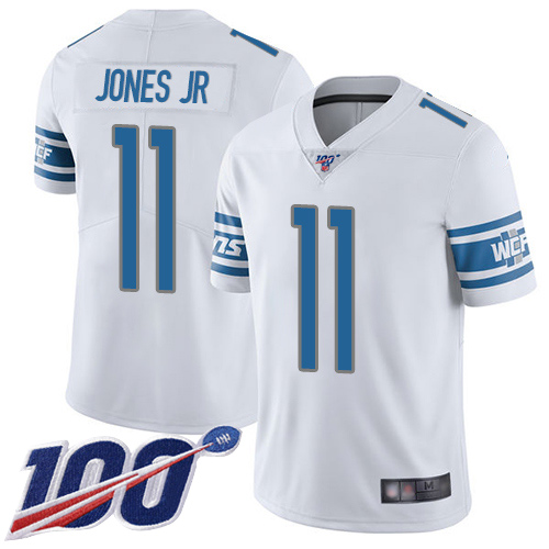 Men's Detroit Lions #11 Marvin Jones Jr. White 2019 100th Season Vapor Untouchable Limited Men's Detroit Lions #11 Marvin Jones Jr. White 2019 100th Season Vapor Untouchable Limited