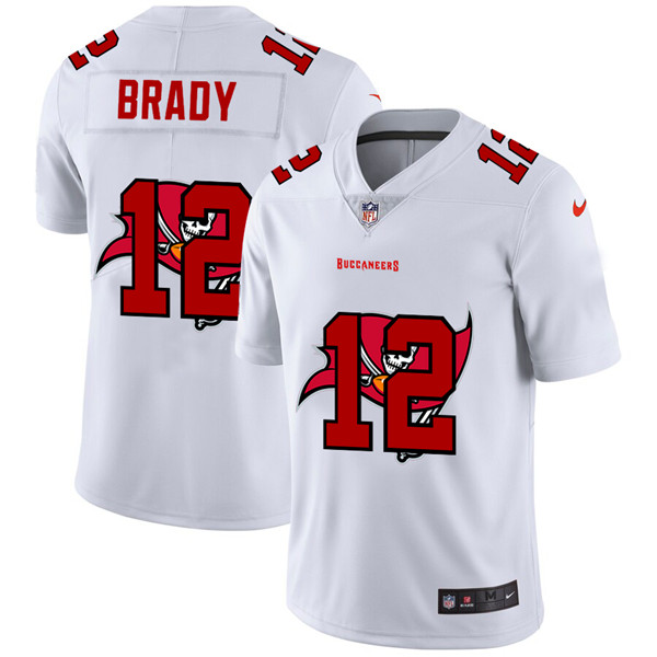 Men's Tampa Bay Buccaneers #12 Tom Brady White NFL Stitched Jersey Men's Tampa Bay Buccaneers #12 Tom Brady White NFL Stitched Jersey
