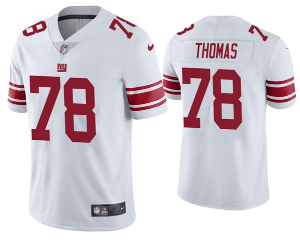 Men's New York Giants #78 Andrew Thomas 2020 White Vapor Untouchable Limited Stitched Jersey Men's New York Giants #78 Andrew Thomas 2020 White Vapor Untouchable Limited Stitched Jersey