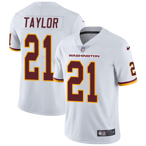 Men's Washington Football Team #21 Sean Taylor White NFL Vapor Untouchable Limited Stitched Jersey Men's Washington Football Team #21 Sean Taylor White NFL Vapor Untouchable Limited Stitched Jersey