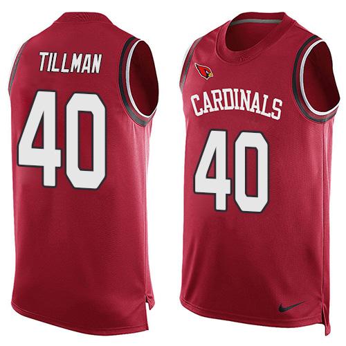 Nike Cardinals #40 Pat Tillman Red Team Color Men's Stitched NFL Limited Tank Top Jersey Nike Cardinals #40 Pat Tillman Red Team Color Men's Stitched NFL Limited Tank Top Jersey