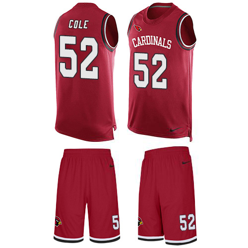 Nike Cardinals #52 Mason Cole Red Team Color Men's Stitched NFL Limited Tank Top Suit Jersey Nike Cardinals #52 Mason Cole Red Team Color Men's Stitched NFL Limited Tank Top Suit Jersey