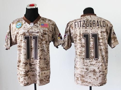 Nike Cardinals #11 Larry Fitzgerald Camo Men's Stitched NFL New Elite USMC Jersey Nike Cardinals #11 Larry Fitzgerald Camo Men's Stitched NFL New Elite USMC Jersey