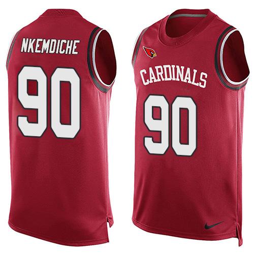 Nike Cardinals #90 Robert Nkemdiche Red Team Color Men's Stitched NFL Limited Tank Top Jersey Nike Cardinals #90 Robert Nkemdiche Red Team Color Men's Stitched NFL Limited Tank Top Jersey