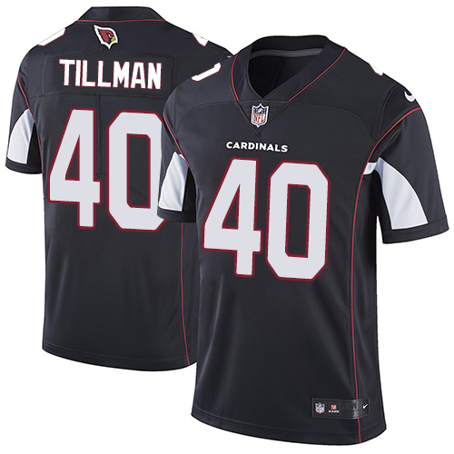 Nike Cardinals #40 Pat Tillman Black Alternate Men's Stitched NFL Vapor Untouchable Limited Jersey Nike Cardinals #40 Pat Tillman Black Alternate Men's Stitched NFL Vapor Untouchable Limited Jersey