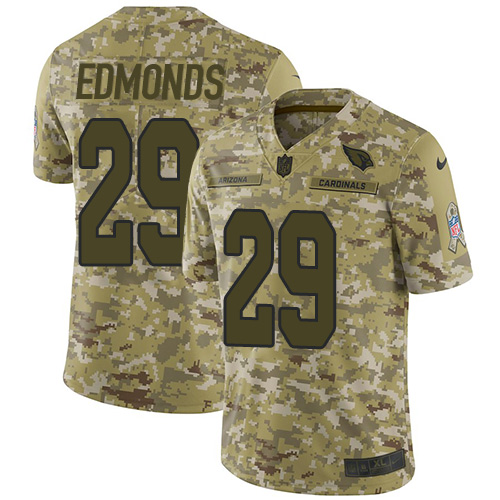 Nike Cardinals #29 Chase Edmonds Camo Men's Stitched NFL Limited 2018 Salute to Service Jersey Nike Cardinals #29 Chase Edmonds Camo Men's Stitched NFL Limited 2018 Salute to Service Jersey