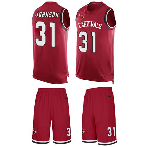Nike Cardinals #31 David Johnson Red Team Color Men's Stitched NFL Limited Tank Top Suit Jersey Nike Cardinals #31 David Johnson Red Team Color Men's Stitched NFL Limited Tank Top Suit Jersey