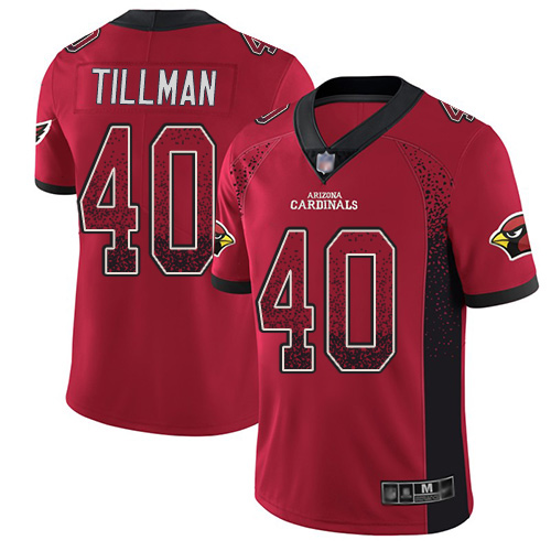 Nike Cardinals #40 Pat Tillman Red Team Color Men's Stitched NFL Limited Rush Drift Fashion Jersey Nike Cardinals #40 Pat Tillman Red Team Color Men's Stitched NFL Limited Rush Drift Fashion Jersey