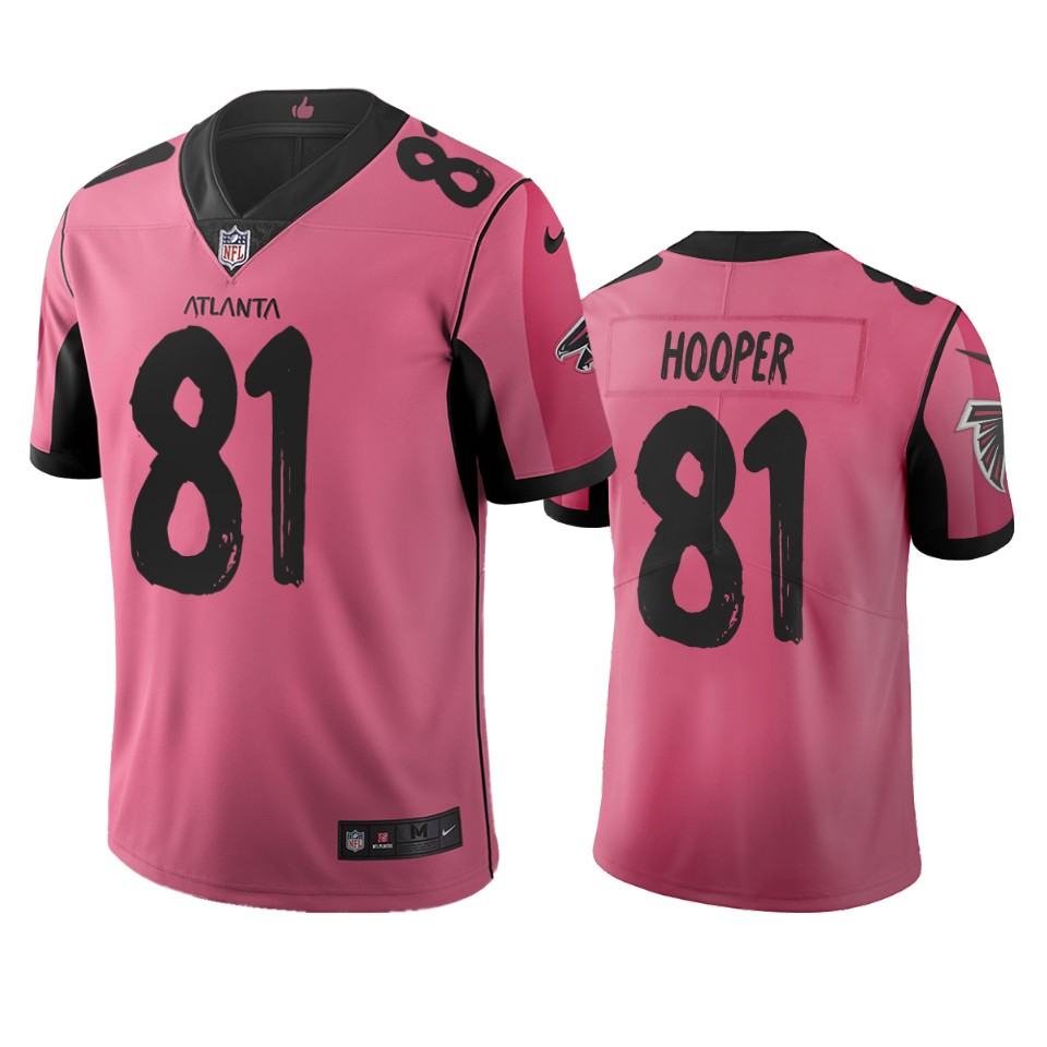 Atlanta Falcons #81 Austin Hooper Pink Vapor Limited City Edition NFL Jersey Atlanta Falcons #81 Austin Hooper Pink Vapor Limited City Edition NFL Jersey