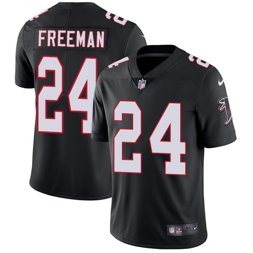 Nike Falcons #24 Devonta Freeman Black Alternate Men's Stitched NFL Vapor Untouchable Limited Jersey Nike Falcons #24 Devonta Freeman Black Alternate Men's Stitched NFL Vapor Untouchable Limited Jersey