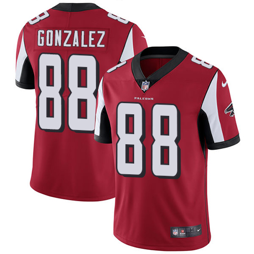 Nike Falcons #88 Tony Gonzalez Red Team Color Men's Stitched NFL Vapor Untouchable Limited Jersey Nike Falcons #88 Tony Gonzalez Red Team Color Men's Stitched NFL Vapor Untouchable Limited Jersey