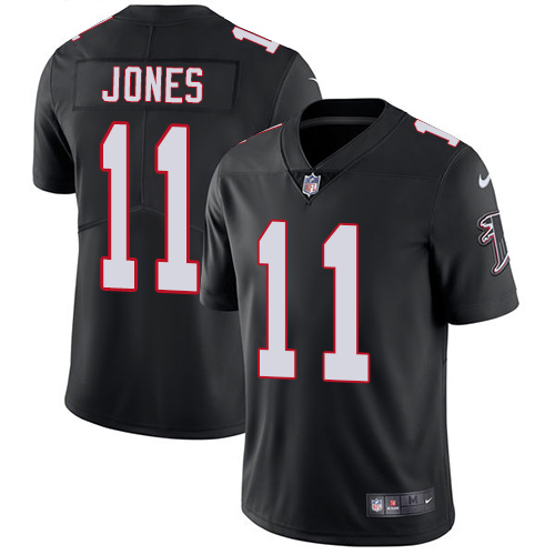 Nike Falcons #11 Julio Jones Black Alternate Men's Stitched NFL Vapor Untouchable Limited Jersey Nike Falcons #11 Julio Jones Black Alternate Men's Stitched NFL Vapor Untouchable Limited Jersey