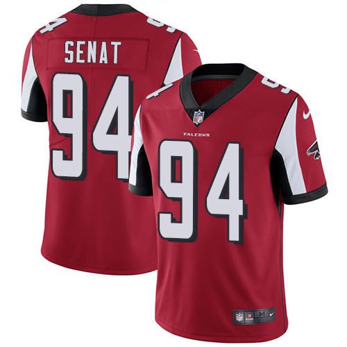 Nike Falcons #94 Deadrin Senat Red Team Color Men's Stitched NFL Vapor Untouchable Limited Jersey Nike Falcons #94 Deadrin Senat Red Team Color Men's Stitched NFL Vapor Untouchable Limited Jersey