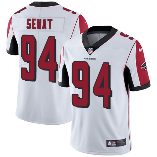 Nike Falcons #94 Deadrin Senat White Men's Stitched NFL Vapor Untouchable Limited Jersey Nike Falcons #94 Deadrin Senat White Men's Stitched NFL Vapor Untouchable Limited Jersey