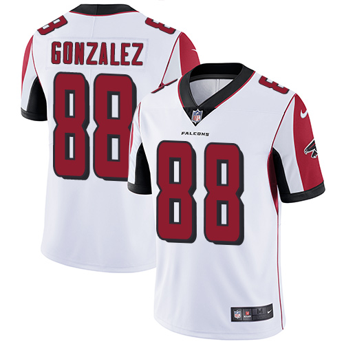 Nike Falcons #88 Tony Gonzalez White Men's Stitched NFL Vapor Untouchable Limited Jersey Nike Falcons #88 Tony Gonzalez White Men's Stitched NFL Vapor Untouchable Limited Jersey