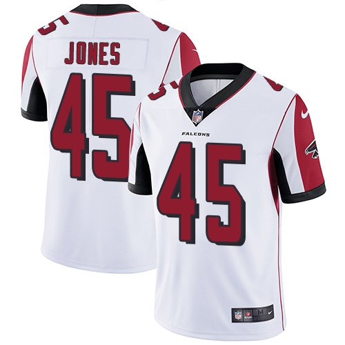Nike Falcons #45 Deion Jones White Men's Stitched NFL Vapor Untouchable Limited Jersey Nike Falcons #45 Deion Jones White Men's Stitched NFL Vapor Untouchable Limited Jersey