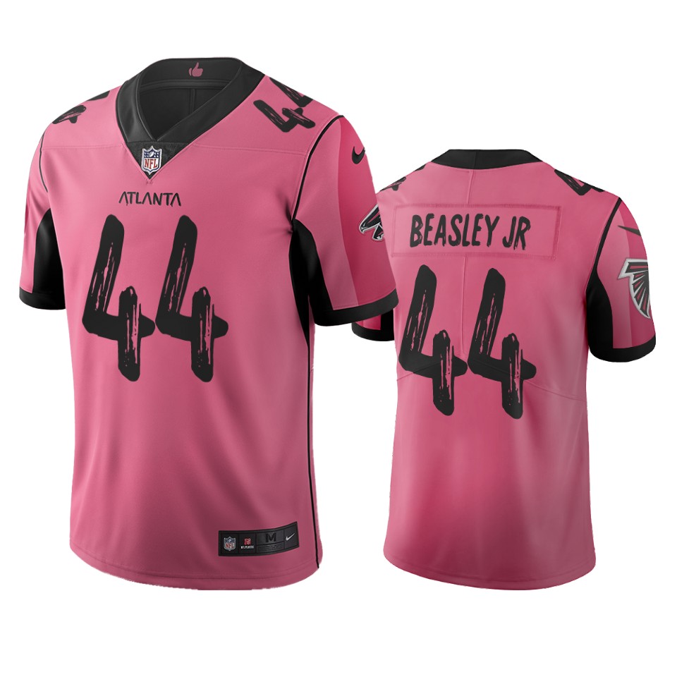 Atlanta Falcons #44 Vic Beasley Jr Pink Vapor Limited City Edition NFL Jersey Atlanta Falcons #44 Vic Beasley Jr Pink Vapor Limited City Edition NFL Jersey
