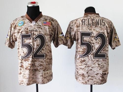 Nike Ravens #52 Ray Lewis Camo Men's Stitched NFL New Elite USMC Jersey Nike Ravens #52 Ray Lewis Camo Men's Stitched NFL New Elite USMC Jersey