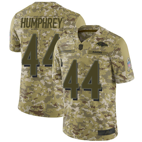 Nike Ravens #44 Marlon Humphrey Camo Men's Stitched NFL Limited 2018 Salute To Service Jersey Nike Ravens #44 Marlon Humphrey Camo Men's Stitched NFL Limited 2018 Salute To Service Jersey